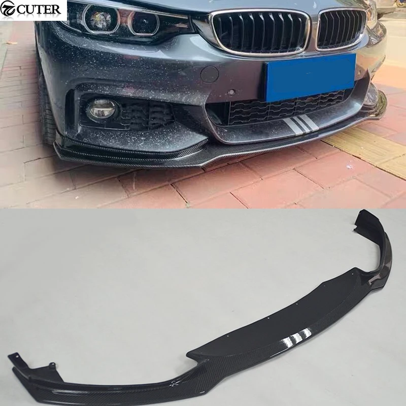 Автомобильный Стайлинг F32 авто передний спойлер для BMW F33 F36 435i M Sport 2014 2015|front lip|car
