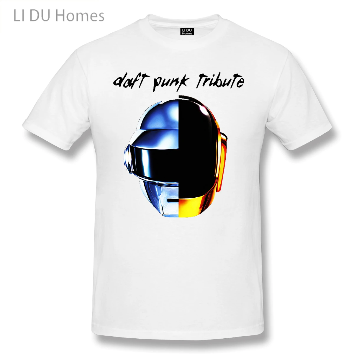 

LIDU Daft Punk Music Popular Print T shirt man T Shirt Woman
