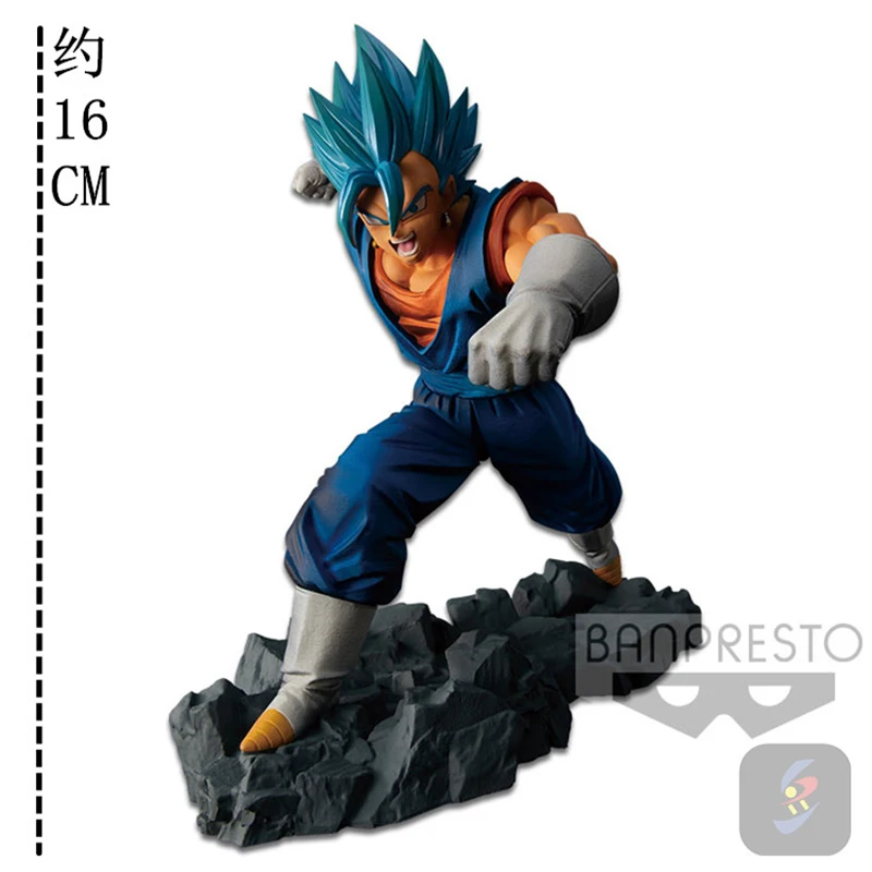 

16cm BANDAI Dragon Ball Super Saiyan Vegetto Action PVC Collection Model Toy Anime Figure Toys For Kids