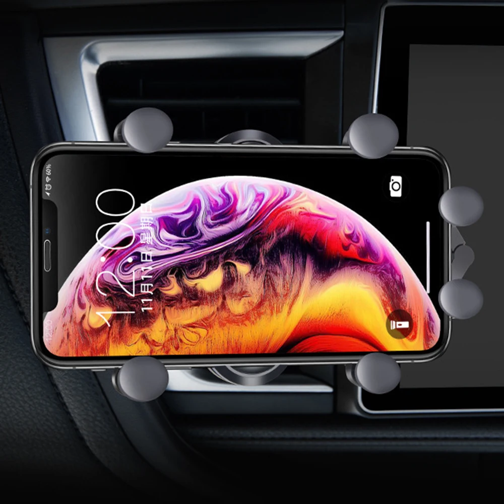 

Gravity Car Phone Holder Car Air Vent Mount Car Holder for IPhone 8 X XS Max Samsung Xiaomi Mobile Phone Holder Stand Universal