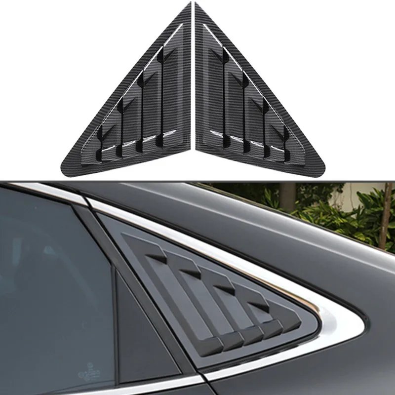 저렴한 3D 자동차 스티커는 Passat 수정 된 검은 전사 블라인드 후면 측면 창 2019-2020 새 차 창 장식에 적합합니다.