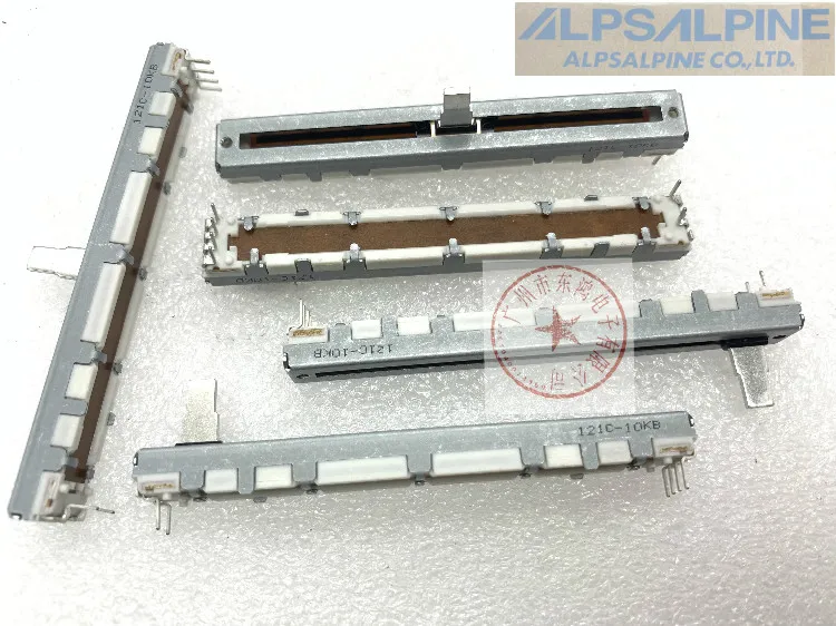 Прямой слайдовый потенциометр Alps Yamaha 7 5 см одинарный b10k длина вала 10mmrs6011y19004 |