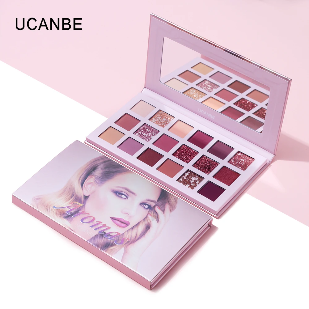 Ucanbe 18 оттенков телесные матовые тени для век ароматная палитра блестящие