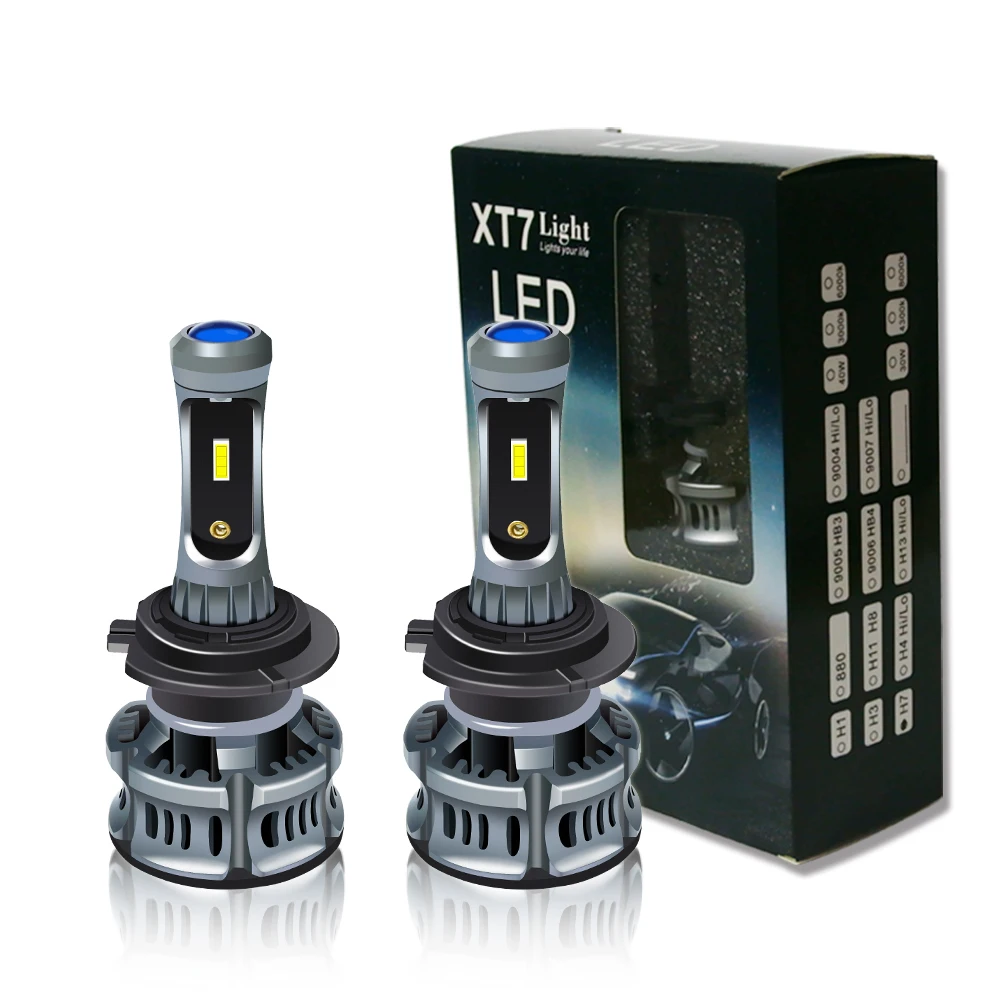 

MDATT 2019 Latest headlights csp bulb h11 h4 h7 9005/9006led car accessories headlights lamp 100W 12000lm