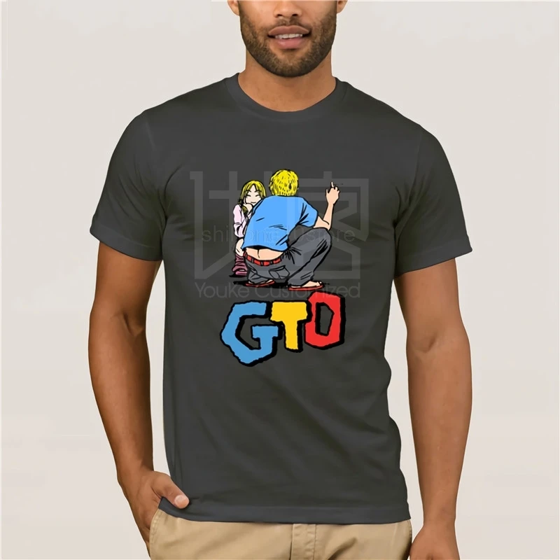 Новое поступление 2019 Мужская футболка с надписью Great Teacher Onizuka GTO Хлопковая