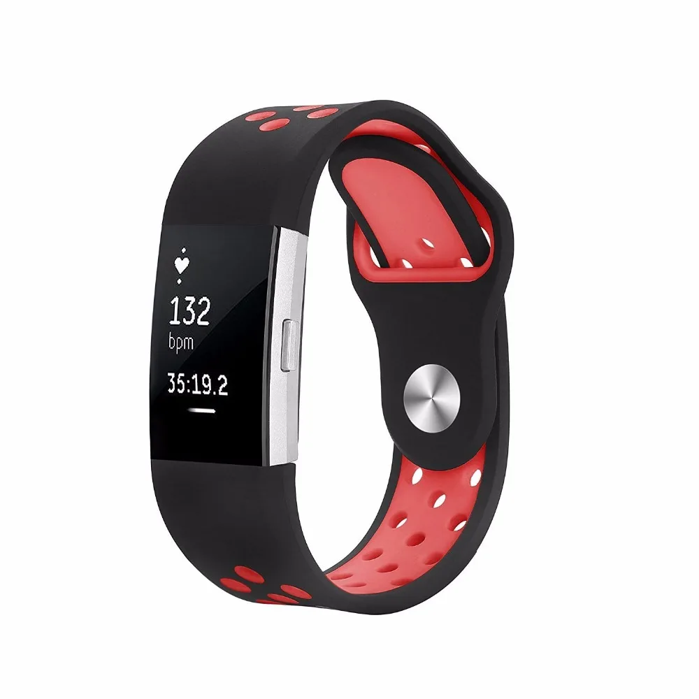 Спортивные часы ремешок для FitBit Charge 2 Силиконовый Браслет ремешок для Charge 2 браслет умные Браслеты Аксессуары