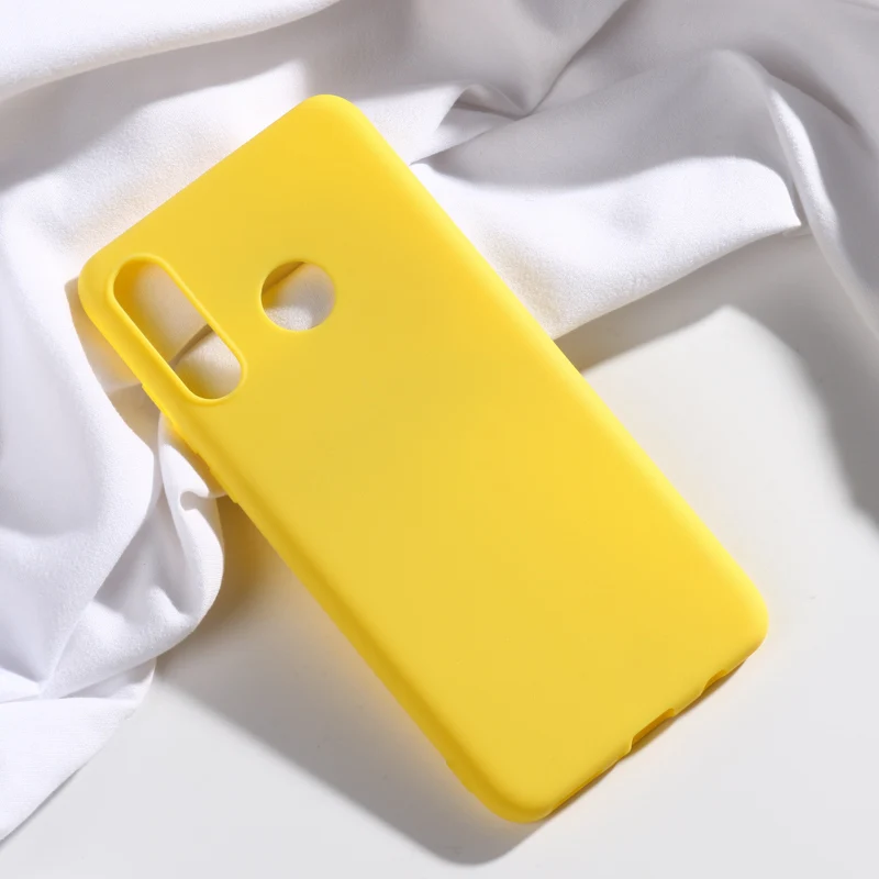 Yellow P Smart чехол s конфеты Крышка для huawei P30 P20 Pro P10 P9 P8 Lite чехол для huawei Y9 Y7 Pro Y6 Prime Nova 3i 3 - Цвет: Yellow