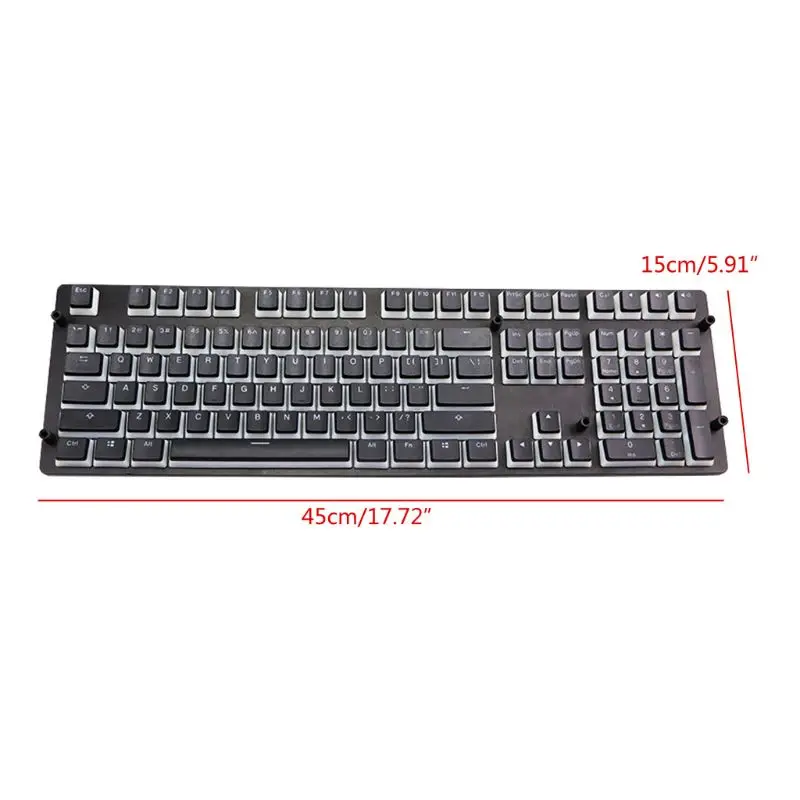 

RGB 143 Keycaps ANSI Layout PBT Pudding Double Skin Milk Shot Backlit Keycap For Corsair K70 K65 Mechanical Keyboard