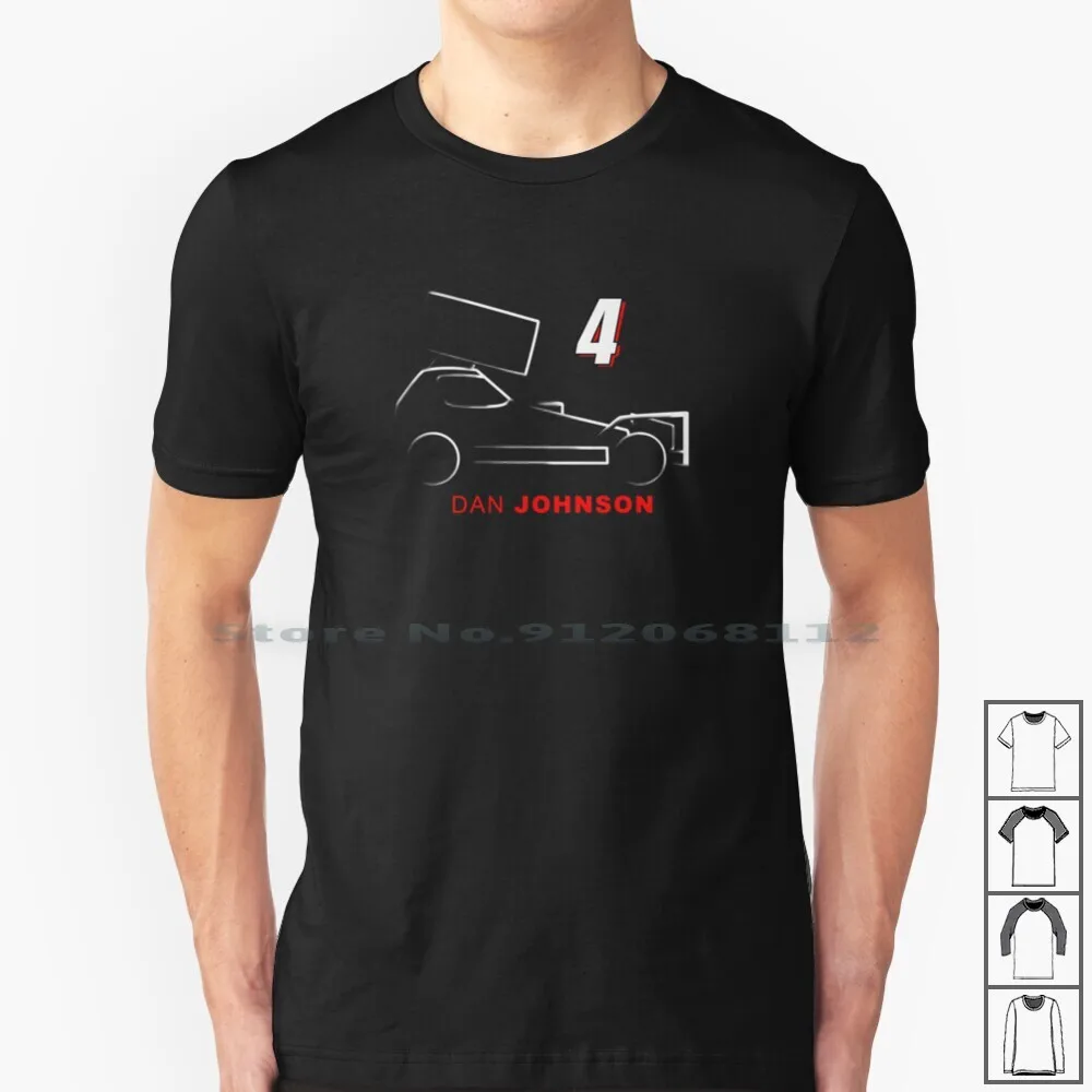 

Футболка Dan Johnson 4 Brisca Stockcar, 100% хлопок, легковые и гоночные автомобили, Спортивная, скоростная бриска, овальная дорожка