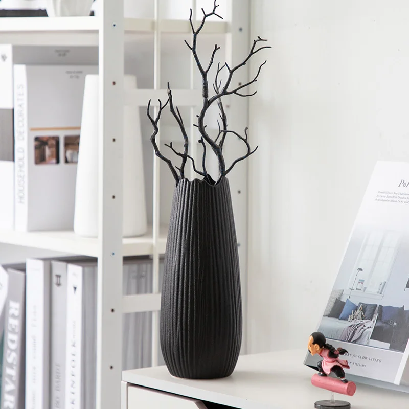 Дома в европейском стиле Гостиная кафе ресторан Керамика ремесла ваза дерево-в