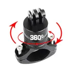 Алюминиевый зажим для руля велосипеда мотоцикла, держатель для штатива, крепление для телефона 8 7 6 5 Yi 4K Sjcam Eken Go Pro, аксессуары