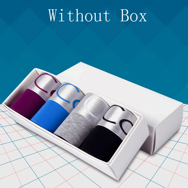 3/4/5 шт./лот сексуальное мужское нижнее белье хлопковое для геев мужские боксеры