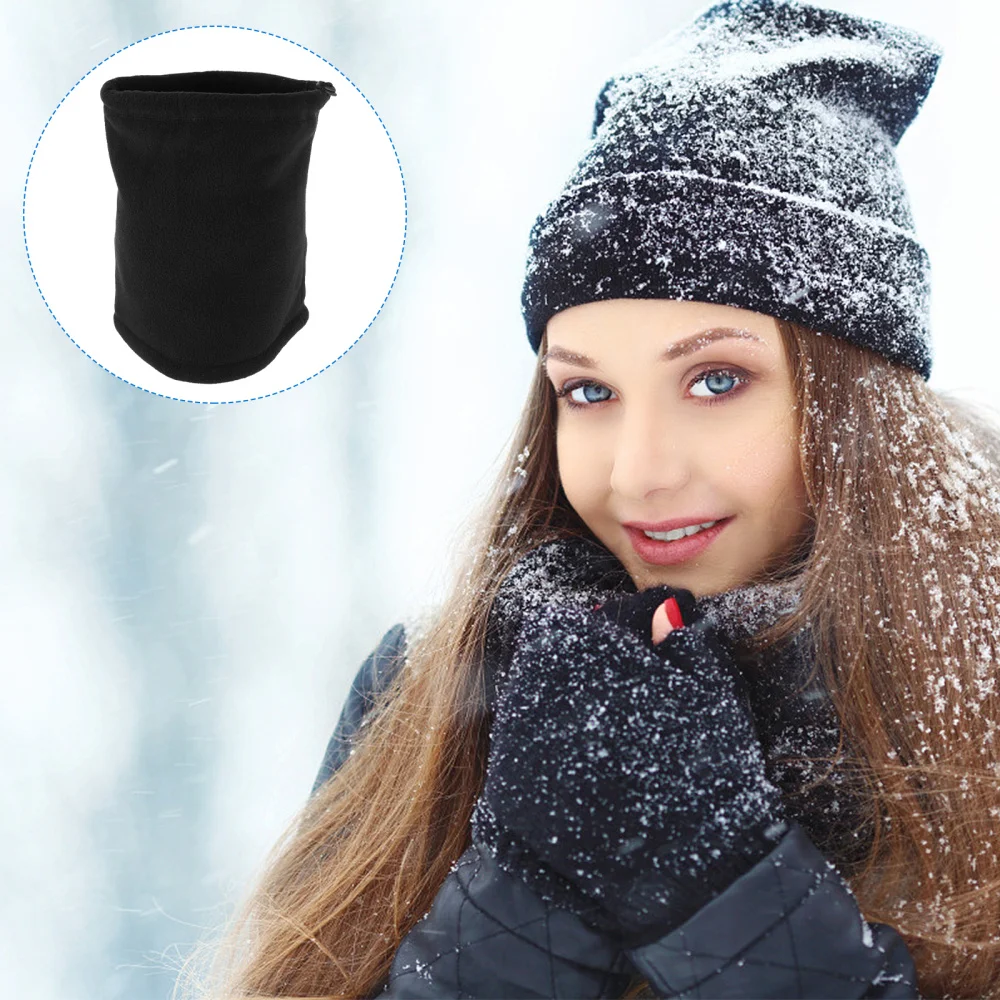 

1Pc Multifunction Winter Scarf Warm Neck Cover Outdoor Face Protector Black