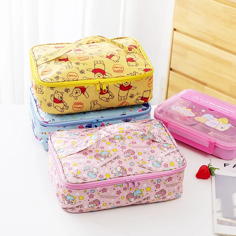 

Disney Cartoon Vinyl Box Student Four Flat Baolin Box Bag Outdoor Portless Powder Box Troltern