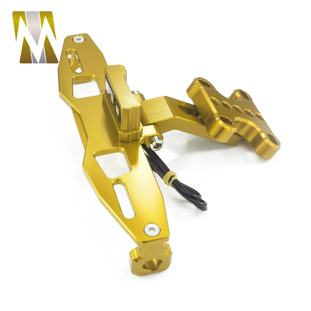Кронштейн для номерного знака мотоцикла Yamaha TFX150 TFX 150 M SLAZ Kawasaki Z125 Z 125 рамка Рамка