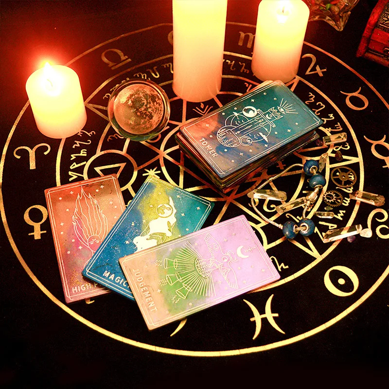 

22pcs DIY Tarot Epoxy Resin Mold Sets Witch Divination Prophecy Props Handmade Crystal Silicone Casting Tarot Mould Party Game