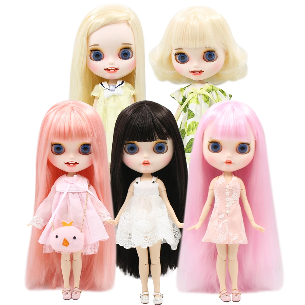 ICY factory blyth doll 1/6 BJD кукла стильный изысканный макияж тела маленький рот смайлик подарок для девочек Специальная цена