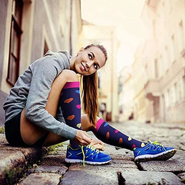 

Hot Cycling Socks Sports Compression Socks for Men and Women Durable High Quality X85