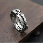 Винтажное кольцо из нержавеющей стали в стиле хип-хоп, модное кольцо панк рок, для мужчин и женщин, парные кольца для влюбленных