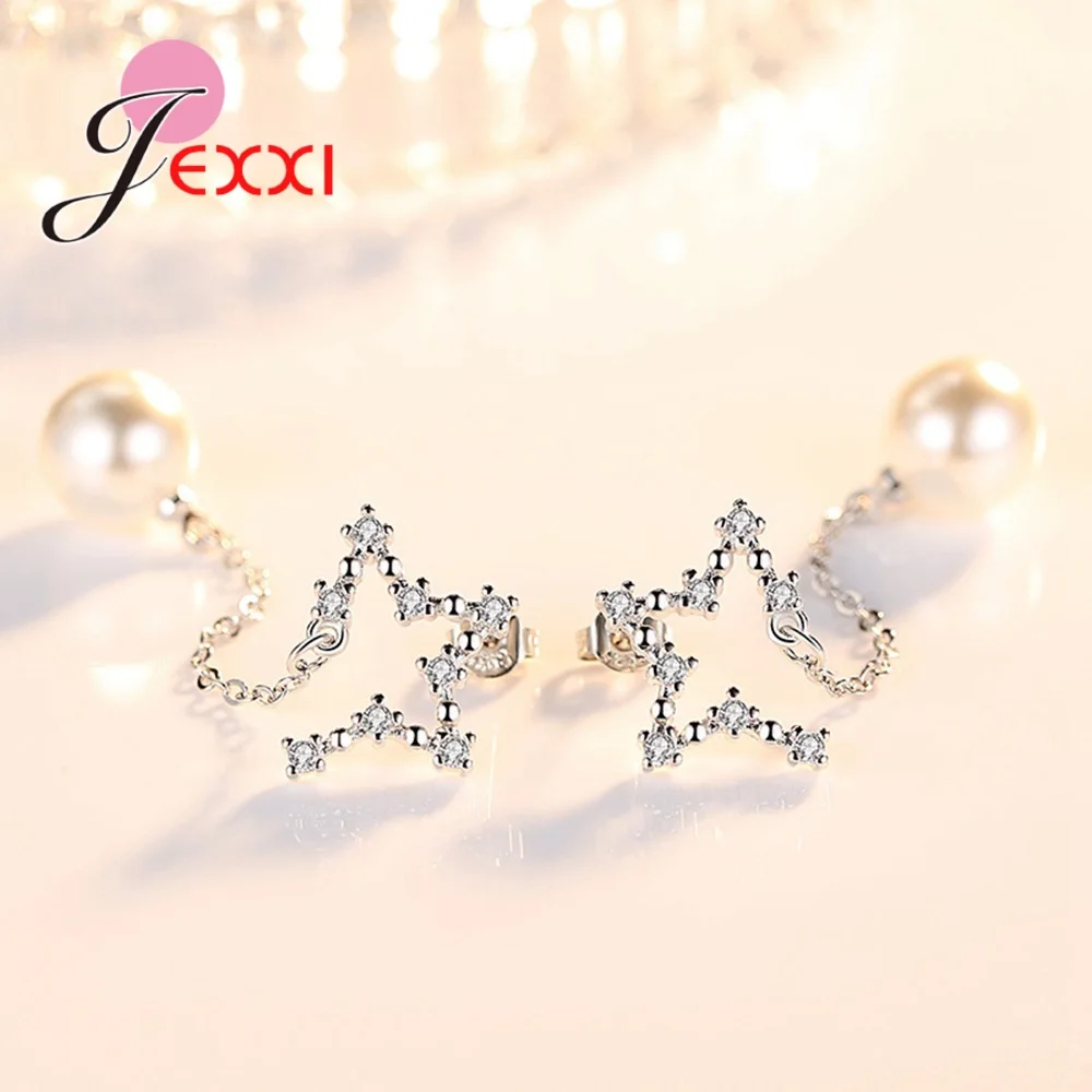 Большая Акция модные ювелирные изделия Висячие серьги из стерлингового серебра