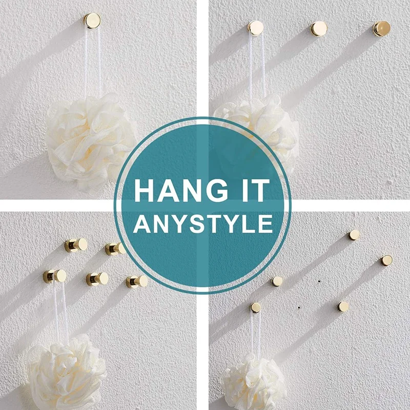 

Golden Bathrobe Hook Brass Bathrobe Hook Bonding Bathroom Bathrobe Hook Clothes Hook Bathroom and Kitchen Clothes Hook