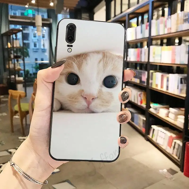

cat animal lovely mobile shell Phone Case For Huawei honor Mate P 10 20 30 40 Pro 10i 9 10 20 8 x Lite