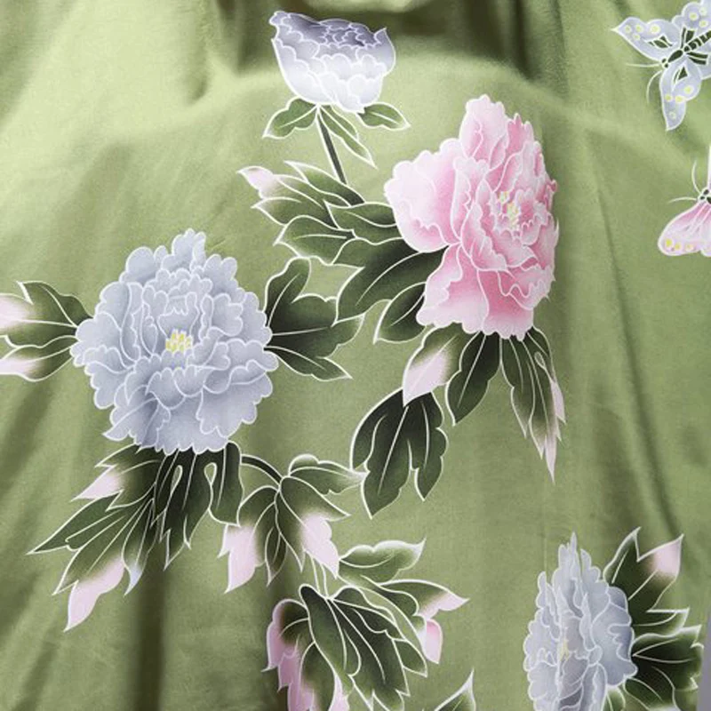 

New Sexy Home Dress Rayon Nightgown Large Loose Sleepwear Bathrobe Gown Green Women's Summer Lounge Robe Lady New