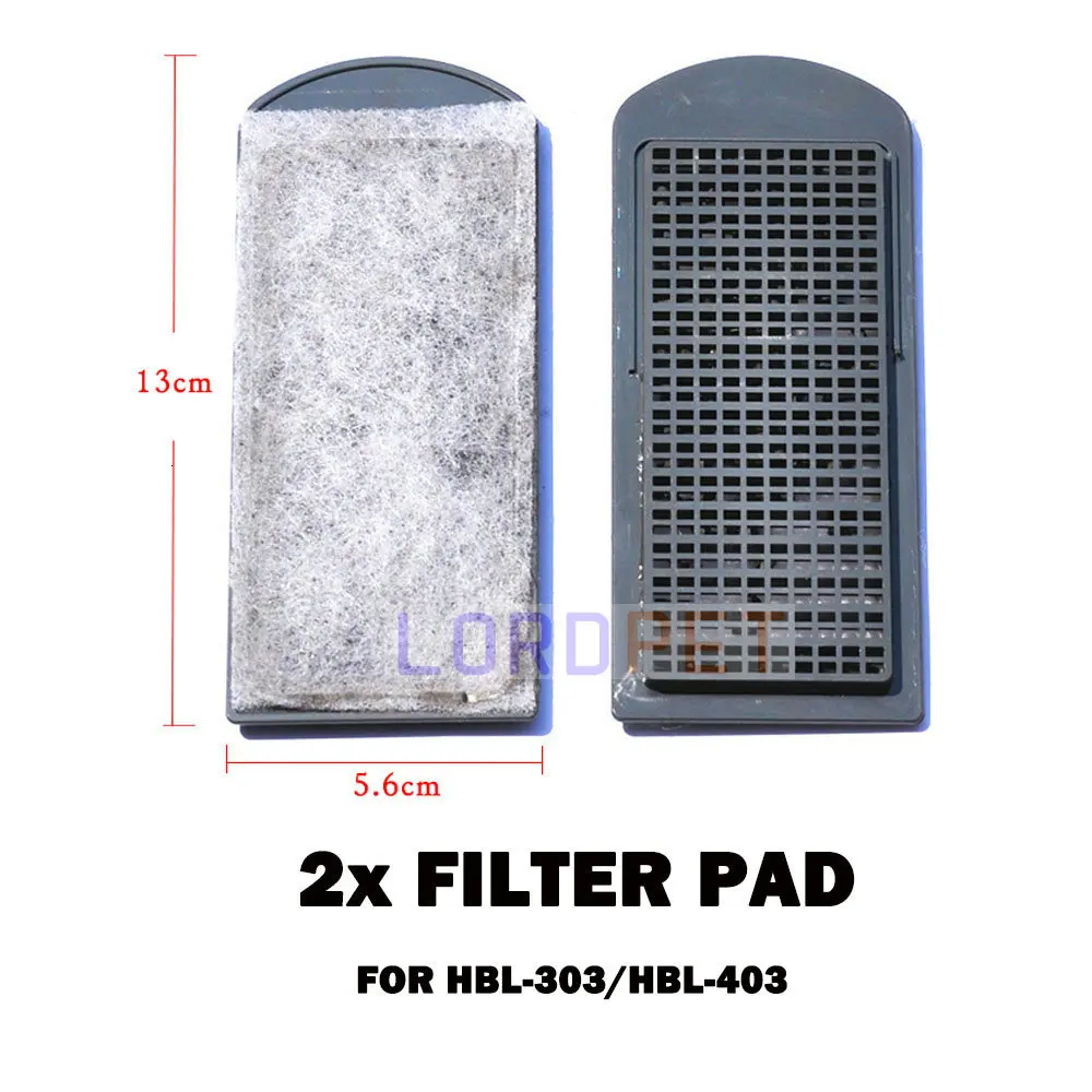 For HBL303 HBL403 Навешиваемые подушечки для фильтров с активированным углем, био-лист для HBL302 303 501 701 HN011 012, подвесной внешний фильтр для аквариума с водопадом - Цвет: For HBL303 HBL403