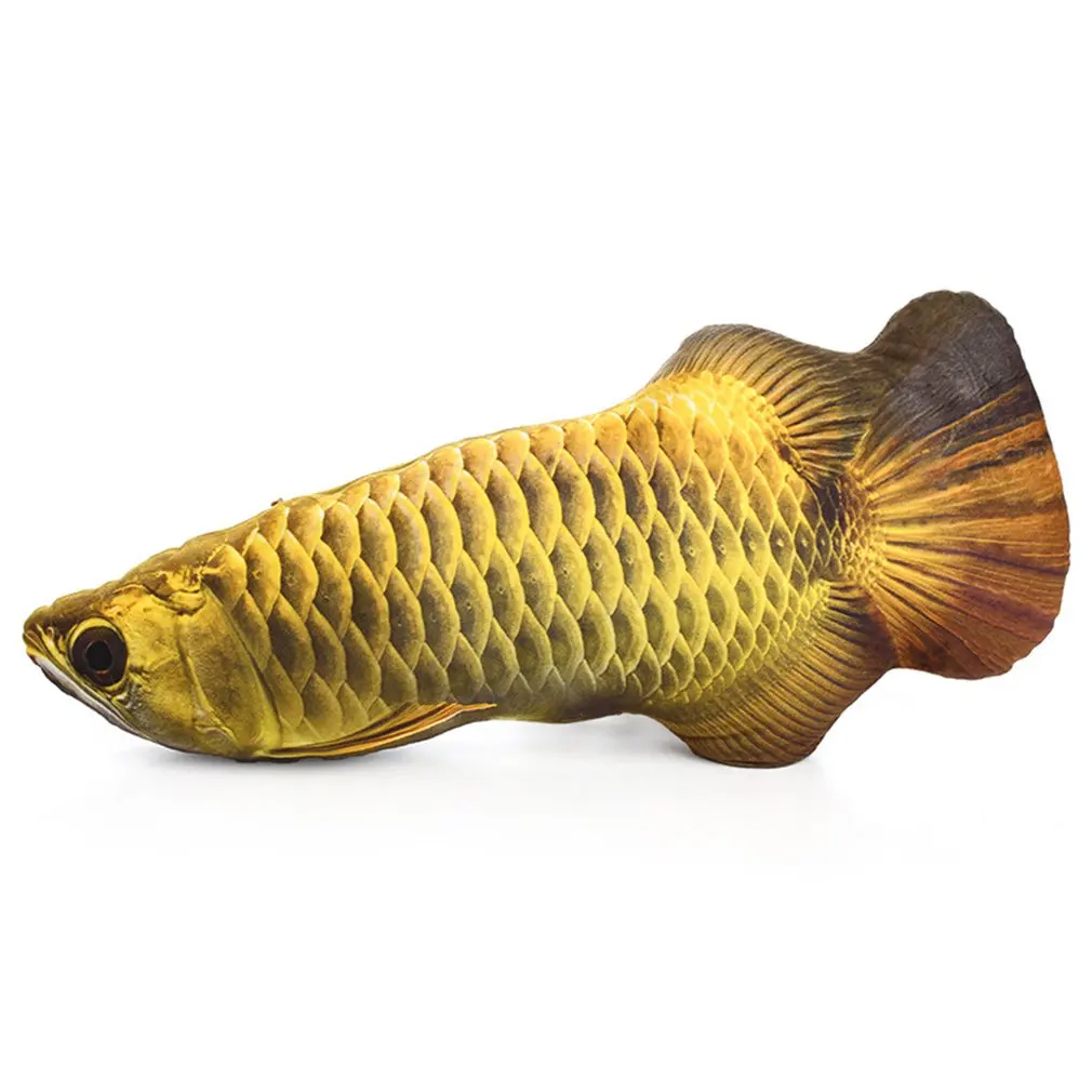 

Creative 3D Carp Fish Shape Cat Toy Cute Simulation Plush Fish Playing Toy For Pet Gift Catnip Fish Stuffed Pillow Doll