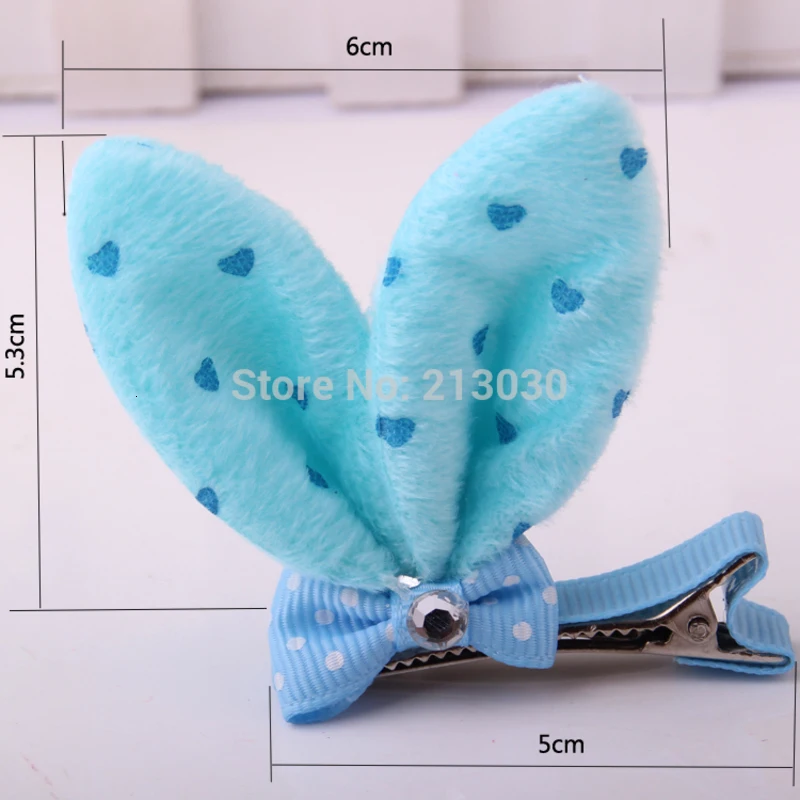 Модные заколки кошачьи ушки корейские милые заячьи для волос ленточные узлы