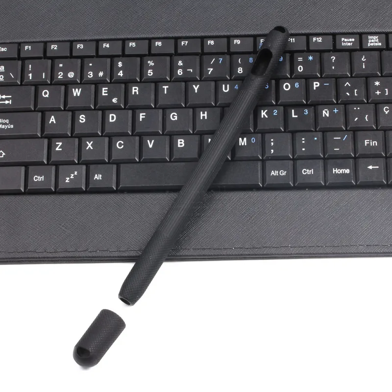 Для Apple Pencil 1 чехол для iPad карандаш Насадка На глушитель держатель мягкий силиконовый полный защитный чехол Сумки для планшета ручка-стилус - Цвета: Black