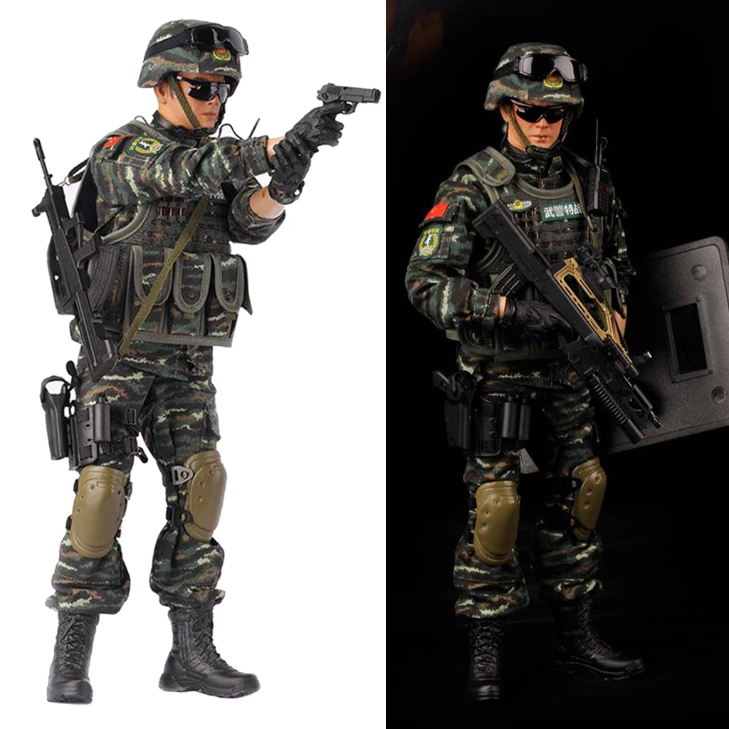 

1/6 Scale Peace Mission Armed Police Policeman Corps, Army Soldier
