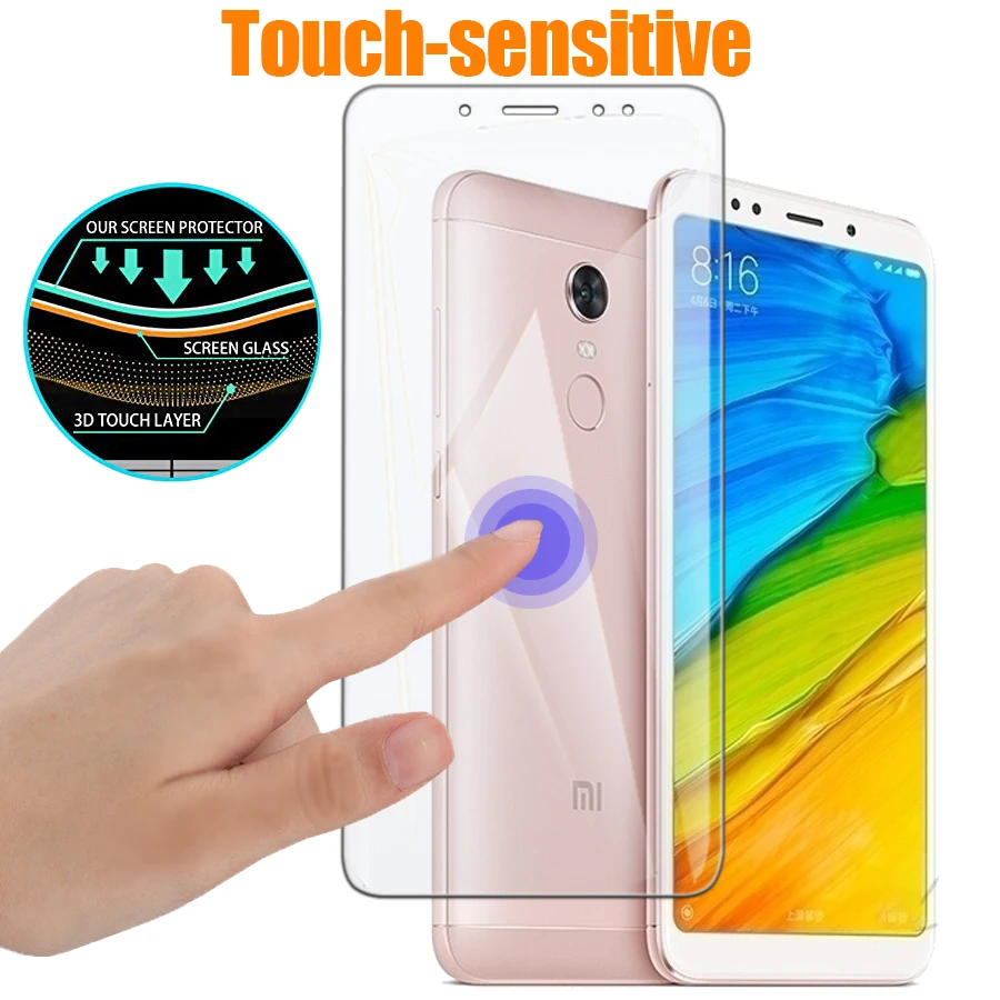 Закаленное стекло для xiaomi redmi 5 plus Защитная пленка экрана | Мобильные телефоны и