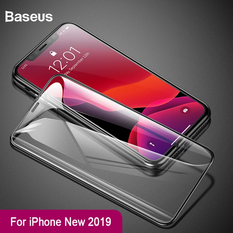 Baseus 0,3 мм Полное покрытие экрана протектор для iPhone 11 Pro Max Защитная пленка Закаленное стекло для iPhone 11 Pro Max 2 шт