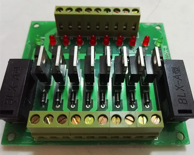 

Защитная плата PLC для транзистора, Плата усилителя выхода PLC светильник изоляция корня лотоса, 8-битная плата транзистора 110а