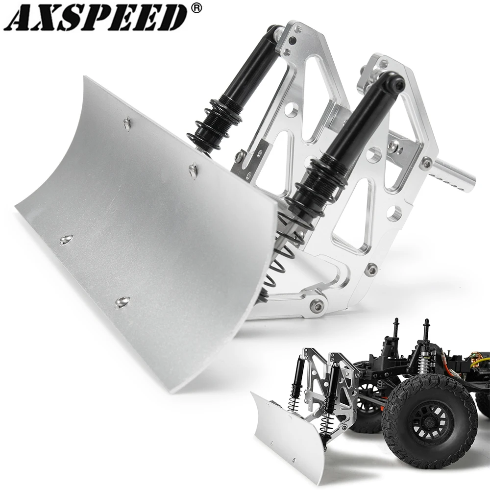 

Автомобильная лопатка AXSPEED RC, Снежный плуг, металлическая Лопата для 1/10 RC Crawler Axial SCX10 и SCX10 II 90046 90047 90028 90027 Traxxas TRX4