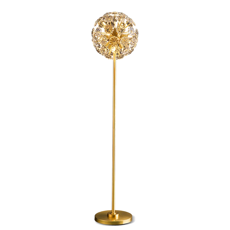 Современный напольный Хрустальный Торшер для модниц комнатные освещение G9