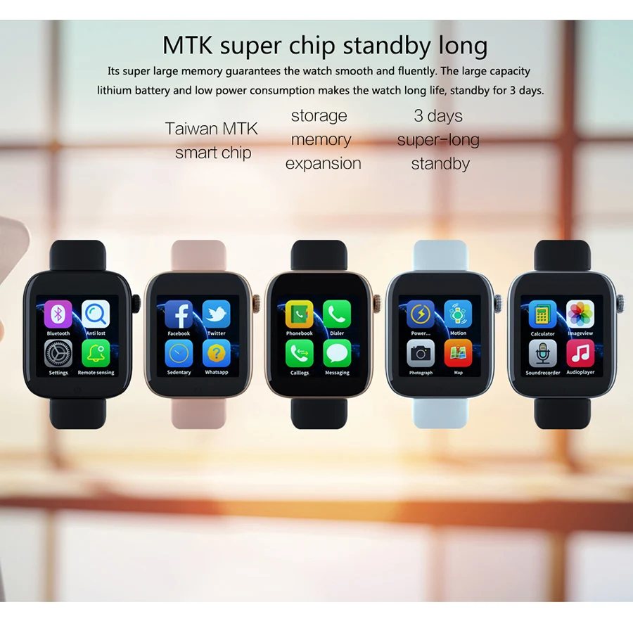 696 Z6 Смарт-часы для мужчин телефона Android Apple Watch с поддержкой 2G Sim tf-карты 230 МП