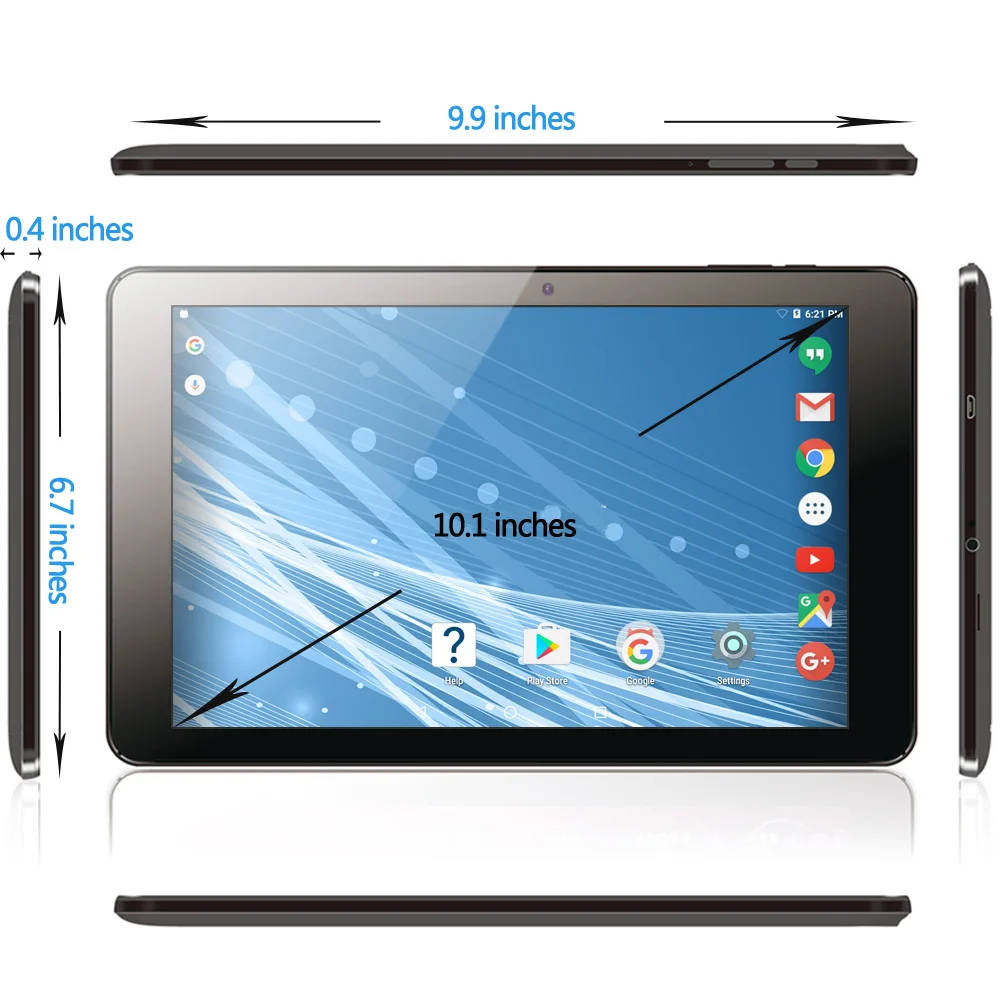 BDF, новинка, Android 6,0, планшеты, ПК, 10,1 дюймов, 1 Гб+ 32 ГБ, ips lcd, четырехъядерный, 6000 мАч, батарея, Wifi, Bluetooth, хороший дизайн, планшеты 10 9