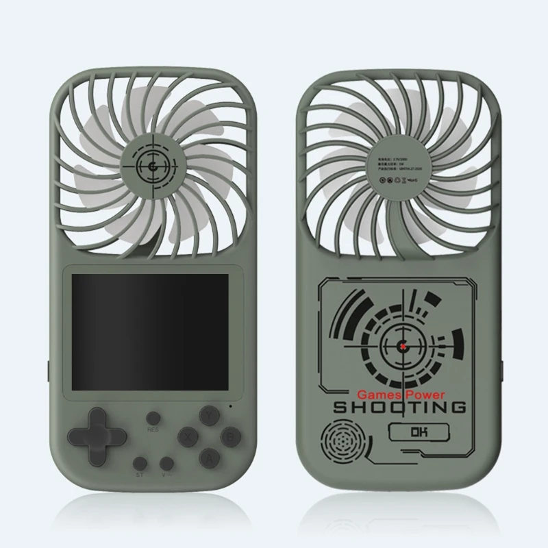 Портативный карманный мини-вентилятор в стиле ретро портативная игровая консоль