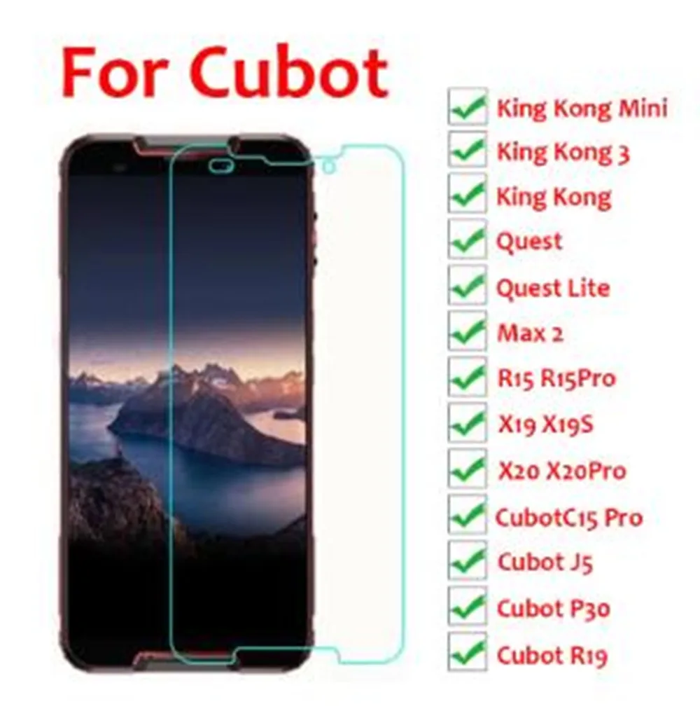 Закаленное стекло для Cubot King Kong Mini 2 стекло Cubot J8 J9 C15 X20 X50 C20 C30 X19S Quest Lite KingKong 3 5Pro защита для экрана