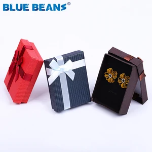 2020 ювелирные изделия ожерелье серьги кольцо упаковочная коробка Горячая продажа бумажная Подарочная коробка ювелирные изделия Органайзер губка коробки подарок браслеты бант золото