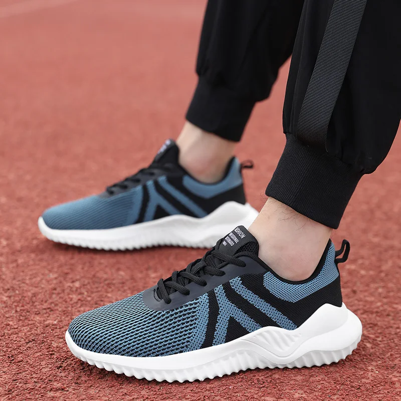 

2021 New Men's Summer Shoes Mesh Sneakers Wear-resistant Non-slip Light Fashion Breathable Outdoor Sports Running Shoes Walking