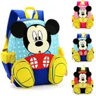 Детский рюкзак Disney для малышей в детском саду, школьная сумка с Микки Маусом и мультяшными животными, Минни Маус
