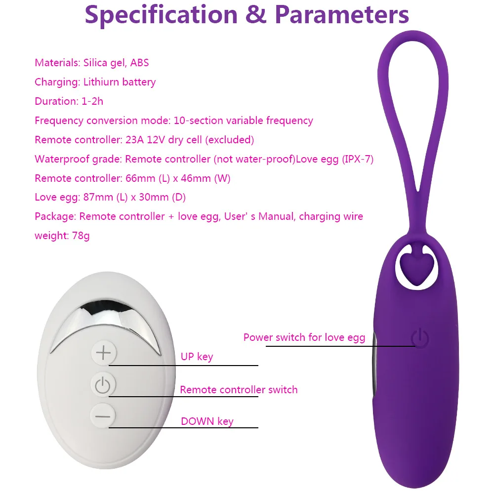 YEMA Love Egg Vibrator Remote Control Vibrating Silicone Vagina Clitoris Stimulator Vibrators for Women Adult Sex Toys | Красота и