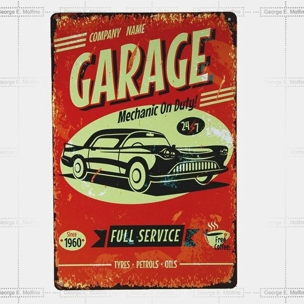 

Retro trend baiga tin painting Shabby Chic Vintage Metal Tin Signs Indian Coffee Gulf Stiers Decor