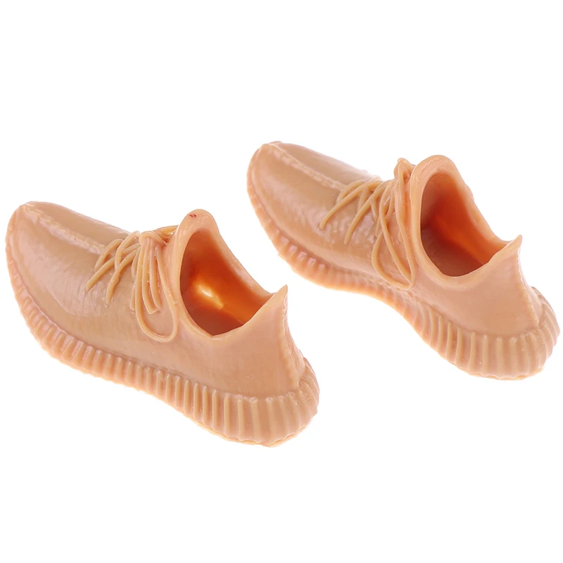 Горячая 1:12 миниатюрные Модные Мужские модельные туфли Спортивная обувь