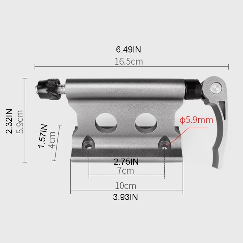 

Quick Release Fork Mount Bike Block Car Rack Front Fork Portable Waterproof Aluminum Alloy Stable Clip Car Modification Portable