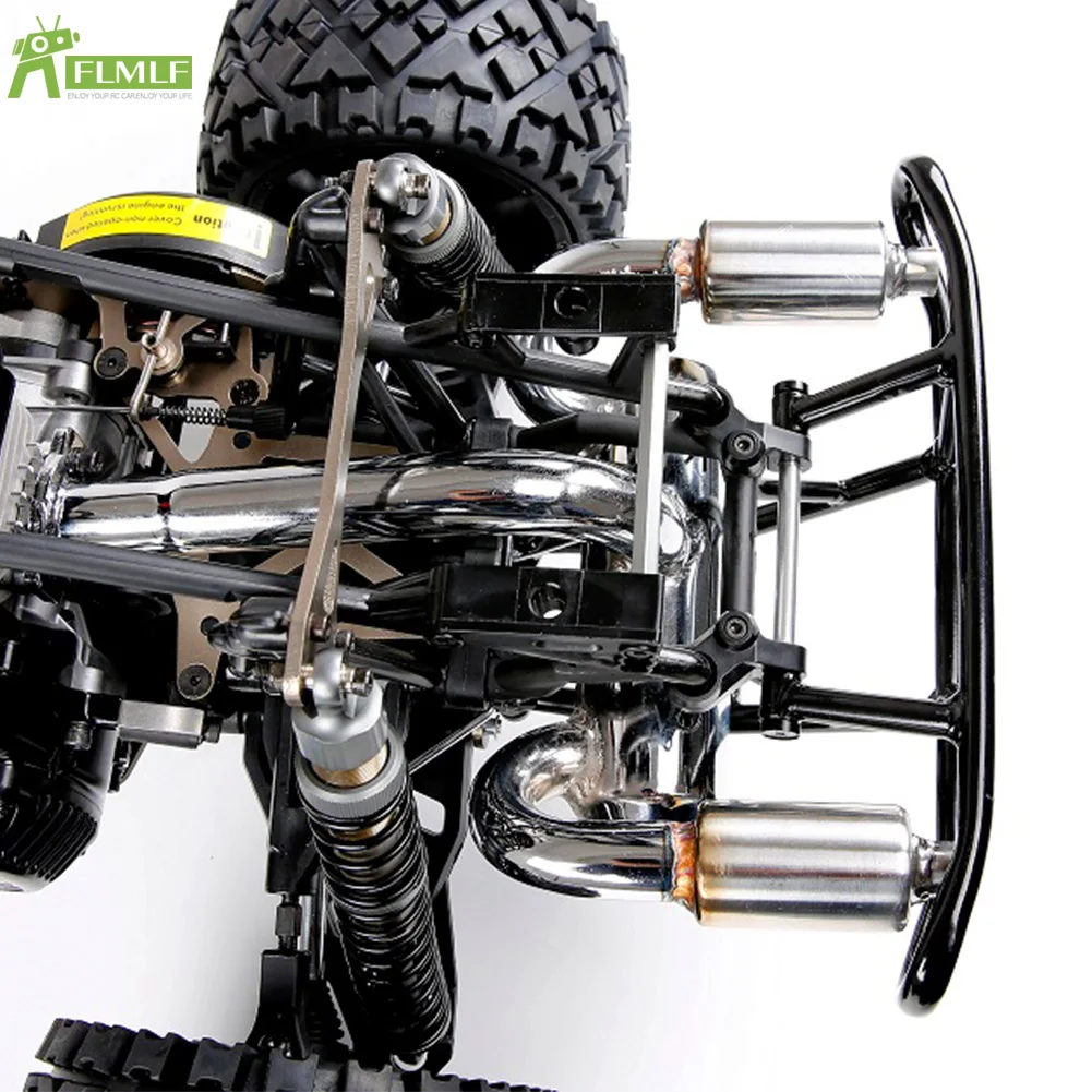 Выхлопная труба с 2 отверстиями глушитель задний комплект для бампера подходит 1/5