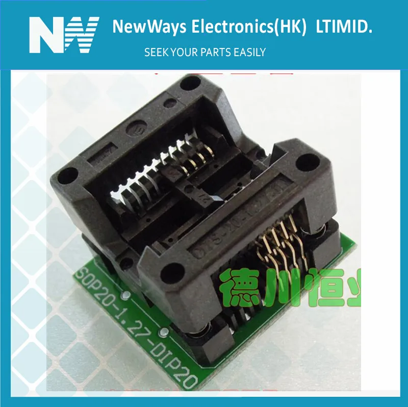 

Ic Socket Sop8 To Dip8 Cnv-Sop-Dip20 , 200 мил 208мил тестовый блок, односторонний программатор, адаптер